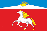 Флаг Новоселовского района.